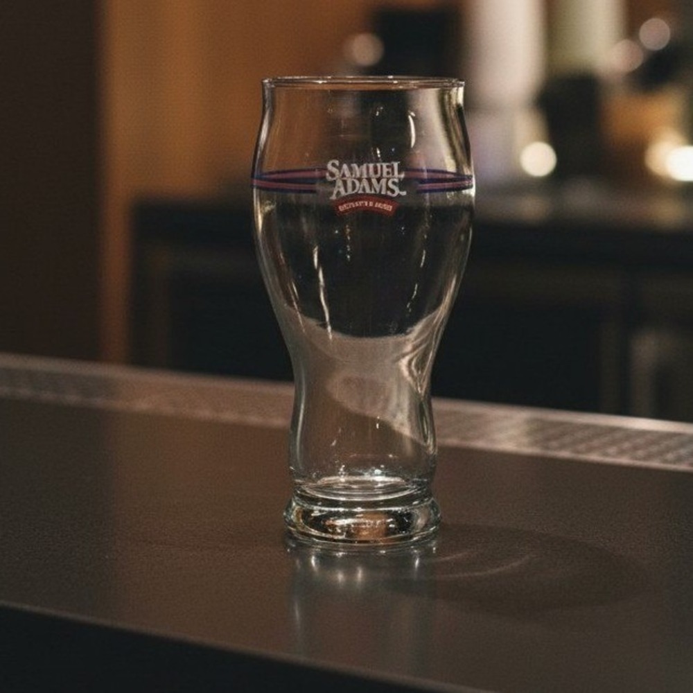 Samuel Sam Adams Boston Lager Glasses  " Take Pride In Your Beer "  22 OZ